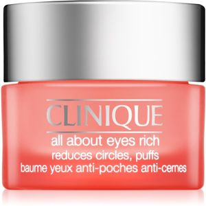 Clinique All About Eyes™ Rich hydratační oční krém proti otokům a tmavým kruhům 15 ml