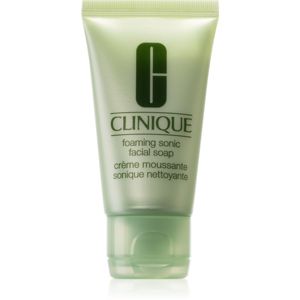 Clinique Foaming Sonic Facial Soap krémové pěnivé mýdlo pro suchou a smíšenou pleť 30 ml