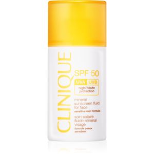 Clinique Sun SPF 50 Mineral Sunscreen Fluid For Face minerální opalovací fluid na obličej SPF 50 30 ml