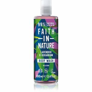 Faith In Nature Lavender & Geranium relaxační sprchový gel 400 ml