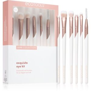 EcoTools Luxe Collection Exquisite sada štětců na oči a obočí 6 ks