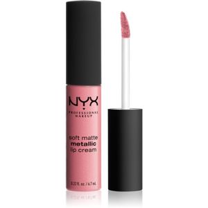 NYX Professional Makeup Soft Matte Metallic Lip Cream tekutá rtěnka s metalicky matným finišem odstín 10 Milan 6.7 ml