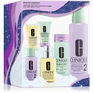 Clinique Holiday 3-Step Skincare Set For Dry Skin dárková sada (na obličej)