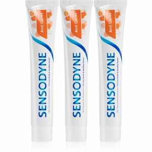 Sensodyne Anti Caries Anti Carries zubní pasta proti zubnímu kazu 3x75 ml