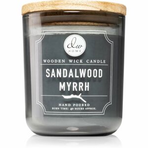 DW Home Sandalwood Myrrh vonná svíčka s dřevěným knotem 326 g