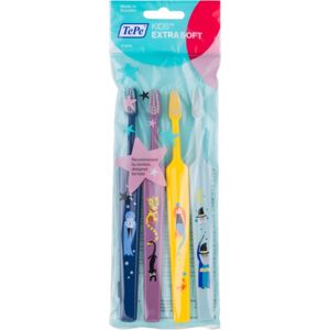 TePe Kids Extra Soft zubní kartáčky pro děti extra soft 4 ks barevné varianty 4 ks