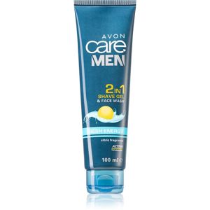 Avon Care Men gel na holení se zklidňujícím účinkem 2 v 1 100 ml