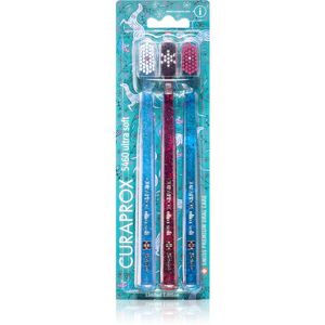 Curaprox Limited Edition Glitter zubní kartáčky ultra soft 3 ks 5460 3 ks
