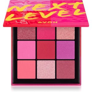 Avon Viva La Pink! Next Level paleta očních stínů 10,8 g