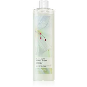 Avon Senses White Lily & Musk povzbuzující sprchový krém 500 ml