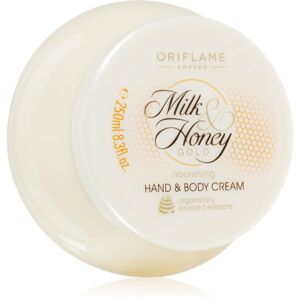Oriflame Milk & Honey Gold vyživující krém na ruce a tělo 250 ml