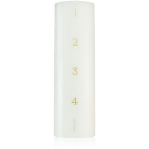 ester & erik advent pure white dekorativní svíčka 6x20 cm