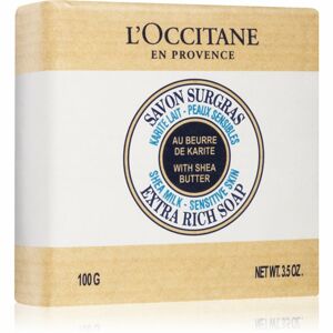 L’Occitane Shea Butter Extra Rich Soap tuhé mýdlo pro citlivou pokožku 100 g