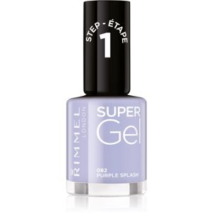 Rimmel Super Gel Step 1 gelový lak na nehty bez užití UV/LED lampy odstín 082 Purple Splash 12 ml