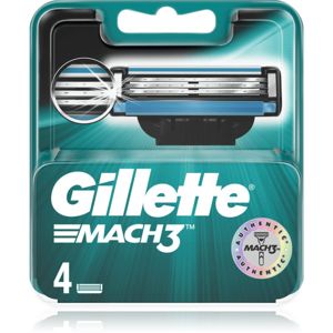 Gillette Mach3 náhradní břity 4 ks