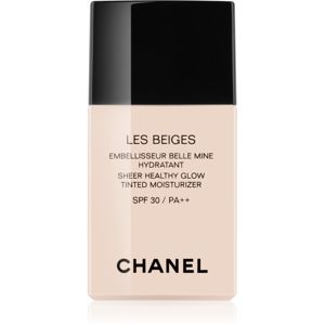 Chanel Les Beiges Sheer Healthy Glow Tinted Moisturizer tónovací hydratační krém s rozjasňujícím účinkem SPF 30 odstín Medium 30 ml