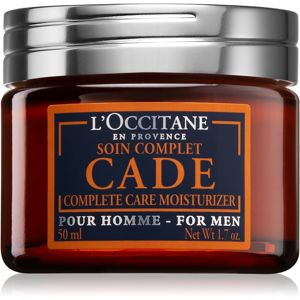 L’Occitane Eau de Cade Pour Homme intenzivní hydratační krém s omlazujícím účinkem pro muže 50 ml