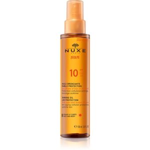 Nuxe Sun opalovací olej na obličej a tělo SPF 10 150 ml
