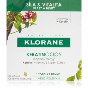 Klorane Keratincaps doplněk stravy pro krásné vlasy a nehty 30 ks