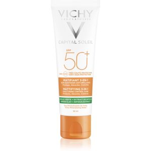 Vichy Capital Soleil Mattifying 3-in-1 ochranný matující krém na obličej SPF 50+ 50 ml