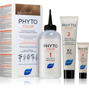 Phyto Color barva na vlasy bez amoniaku odstín 8.3 Light Golden Blond