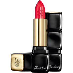 GUERLAIN KissKiss Shaping Cream Lip Colour krémová rtěnka se saténovým finišem odstín 329 Poppy Red 3.5 g