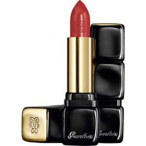 GUERLAIN KissKiss Shaping Cream Lip Colour krémová rtěnka se saténovým finišem odstín 330 Red Brick 3.5 g
