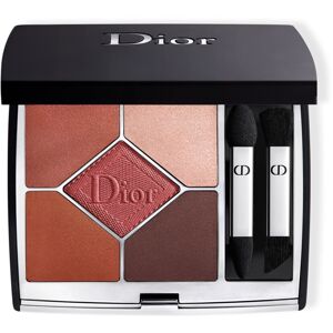 DIOR Diorshow 5 Couleurs Couture Velvet Limited Edition paletka očních stínů odstín 869 Red Tartan 7 g