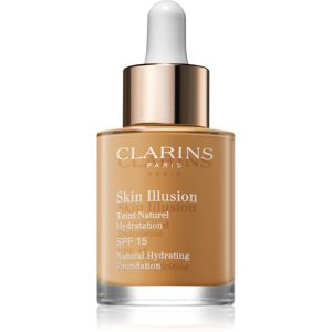 Clarins Skin Illusion Natural Hydrating Foundation rozjasňující hydratační make-up SPF 15 odstín 110 Honey 30 ml