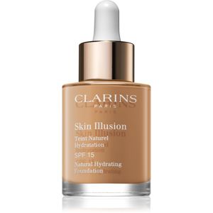 Clarins Skin Illusion Natural Hydrating Foundation rozjasňující hydratační make-up SPF 15 odstín 116.5 Coffee 30 ml