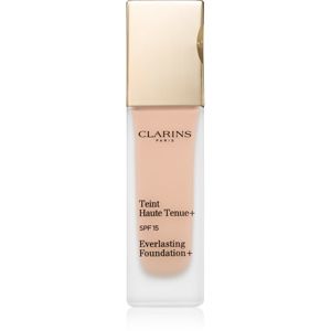 Clarins Everlasting Foundation+ dlouhotrvající tekutý make-up SPF 15 odstín 107 Beige 30 ml