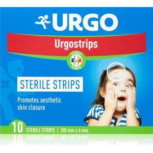 URGO STRIPS Fixační náplasťové stehy pásky k uzavření drobných povrchových zranění 10 ks