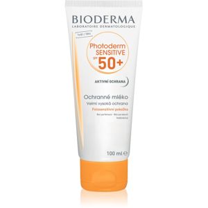 Bioderma Photoderm Sensitive ochranné mléko na tělo a obličej SPF 50+ 100 ml