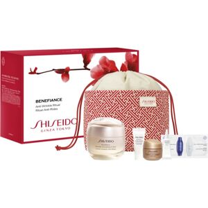 Shiseido Benefiance Wrinkle Smoothing Cream Pouch Set dárková sada (pro zralou pleť)