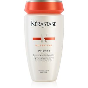 Kérastase Nutritive Bain Satin 1 šamponová lázeň pro lesk a ochranu barvy normálních až lehce zcitlivělých barvených vlasů 250 ml