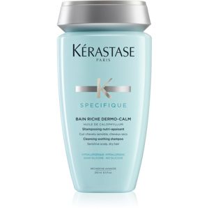 Kérastase Specifique Bain Riche Dermo-Calm šampon pro citlivou vlasovou pokožku a suché vlasy bez silikonů 250 ml