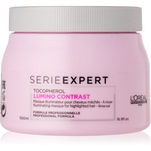 L’Oréal Professionnel Serie Expert Lumino Contrast rozjasňující maska pro melírované vlasy 500 ml