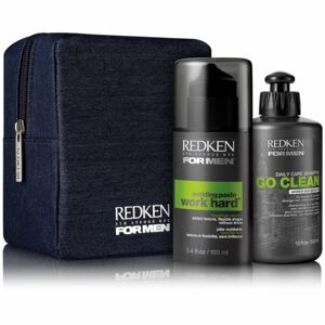 Redken For Men Go Clean kosmetická sada I. (pro suché a normální vlasy) pro muže