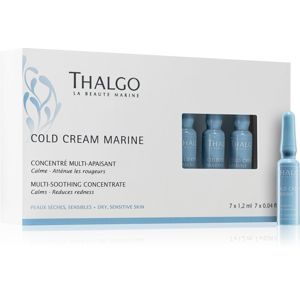 Thalgo Cold Cream Marine Multi-Sooting Concentrate regenerační koncentrát pro citlivou a podrážděnou pleť 7x1.2 ml