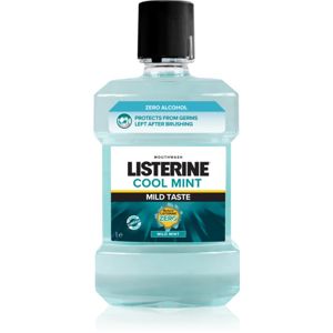 Listerine Cool Mint Mild Taste ústní voda bez alkoholu příchuť Cool Mint 1000 ml