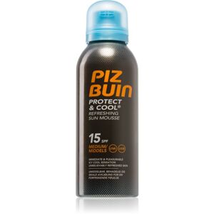 Piz Buin Protect & Cool osvěžující opalovací pěna SPF 15 150 ml