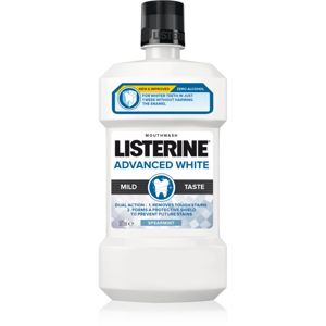 Listerine Advanced White Mild Taste ústní voda s bělicím účinkem 500 ml