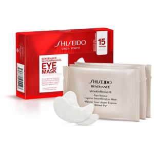 Shiseido Benefiance WrinkleResist24 Pure Retinol Express Smoothing Eye Mask maska na oči s retinolem 3x2 ks