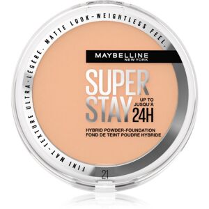 Maybelline SuperStay 24H Hybrid Powder-Foundation kompaktní pudrový make-up pro matný vzhled odstín 21 9 g