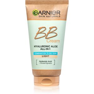 Garnier Hyaluronic Aloe All-in-1 BB Cream BB krém pro mastnou a smíšenou pleť odstín Light Skin 50 ml