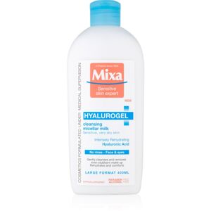 MIXA Hyalurogel čisticí pleťové mléko pro suchou až velmi suchou pleť 400 ml