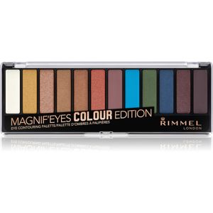Rimmel Magnif’ Eyes paleta očních stínů odstín 004 Colour Edition 14.16 g
