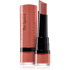 Bourjois Rouge Velvet The Lipstick matná rtěnka odstín 15 Peach Tatin 2,4 g