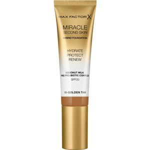 Max Factor Miracle Second Skin hydratační krémový make-up SPF 20 odstín 10 Golden Tan 30 ml
