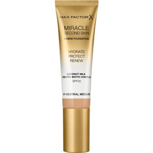 Max Factor Miracle Second Skin hydratační krémový make-up SPF 20 odstín 07 Neutral Medium 30 ml
